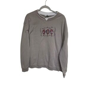 Vintage 90s Hastings‎ & Smith Sweatshirt Birdhouse Embroidery Crewneck 2X
